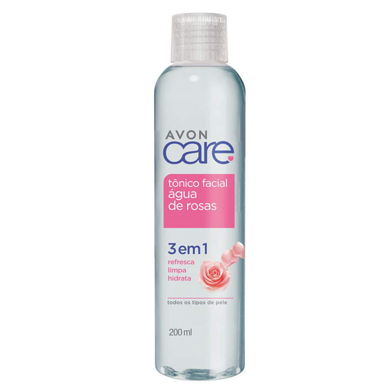 Tónico Facial Agua de Rosas Care Avon